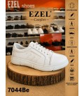 Men's shoes natural leather 7044 White
